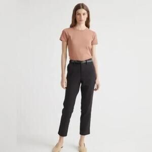 NWT Quince Stretch Cotton Twill Girlfriend Chino Pants, Size 27